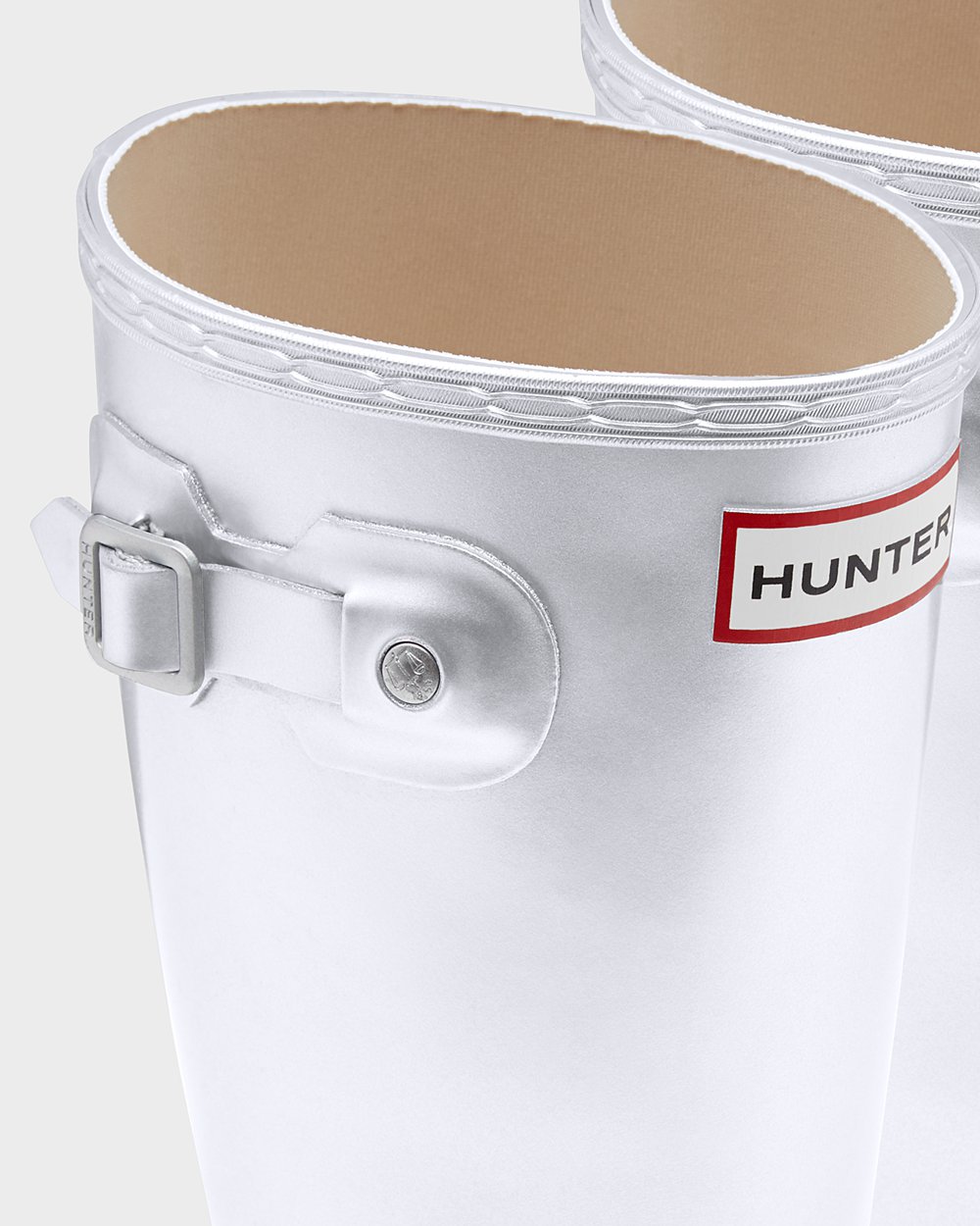 Gummistövlar Barn - Hunter Original Stora Metallic - Silver - 624817-XUK